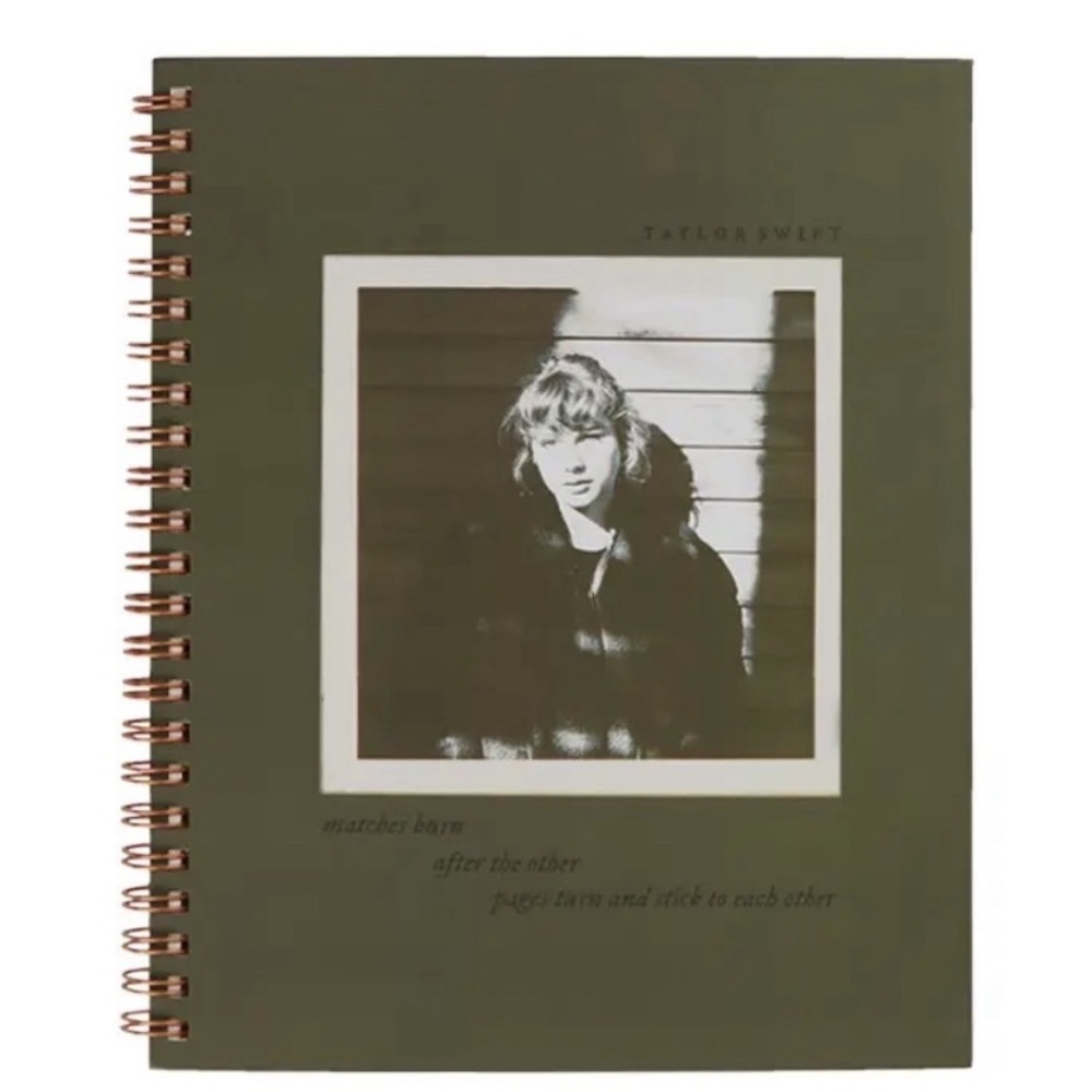 Taylor Swift Evermore Anniversary Spiral Notebook